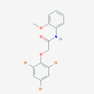 molecular formula C15H12Br3NO3 B302994 N-(2-methoxyphenyl)-2-(2,4,6-tribromophenoxy)acetamide 