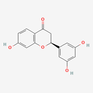 molecular formula C15H12O5 B3029955 (2S)-2-(3,5-Dihydroxyphenyl)-7-hydroxy-2,3-dihydrochromen-4-one CAS No. 847375-46-6