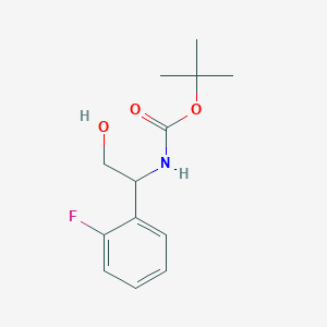 tert-Butyl (1-(2-fluorophenyl)-2-hydroxyethyl)carbamate