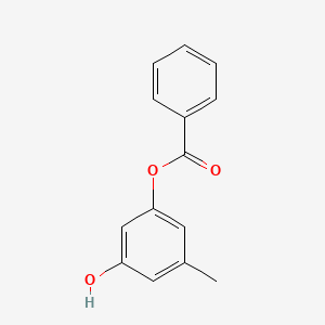 molecular formula C14H12O3 B3029963 3-Hydroxy-5-methylphenyl benzoate CAS No. 848130-90-5