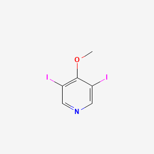 molecular formula C6H5I2NO B3029973 3,5-二碘-4-甲氧基吡啶 CAS No. 849359-56-4