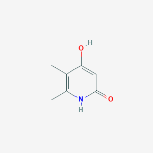 molecular formula C7H9NO2 B3029975 4-Hydroxy-5,6-dimethylpyridin-2(1H)-one CAS No. 84953-72-0