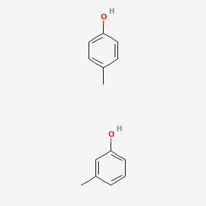 molecular formula C14H16O2 B3029979 Tar acids, methylphenol fraction CAS No. 84989-04-8