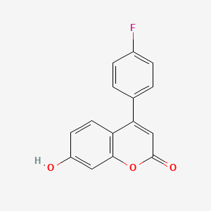 molecular formula C15H9FO3 B3029992 4-(4-fluorophenyl)-7-hydroxy-2H-chromen-2-one CAS No. 850881-86-6