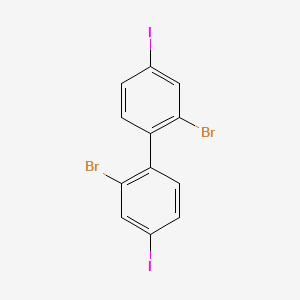 molecular formula C12H6Br2I2 B3029998 2,2'-Dibromo-4,4'-diiodo-1,1'-biphenyl CAS No. 852138-93-3