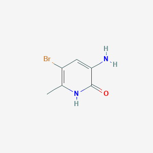 molecular formula C6H7BrN2O B3029999 3-Amino-5-bromo-6-methylpyridin-2-ol CAS No. 85216-55-3