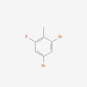 molecular formula C7H5Br2F B3030001 1,5-二溴-3-氟-2-甲苯 CAS No. 85233-17-6