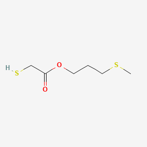 molecular formula C6H12O2S2 B3030006 3-(甲硫基)丙基巯基乙酸酯 CAS No. 852997-30-9