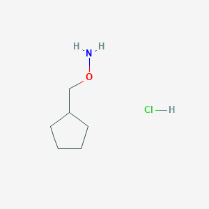 molecular formula C6H14ClNO B3030013 O-(环戊基甲基)羟胺盐酸盐 CAS No. 854382-69-7