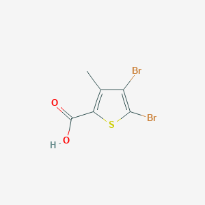 molecular formula C6H4Br2O2S B3030015 4,5-二溴-3-甲基噻吩-2-羧酸 CAS No. 854626-32-7
