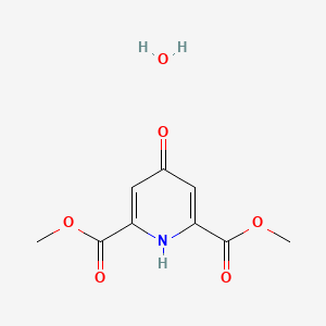 molecular formula C9H11NO6 B3030021 车叶草酸二甲酯一水合物 CAS No. 855740-52-2