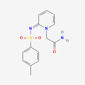 2-(2-(Tosylimino)pyridin-1(2H)-yl)acetamide