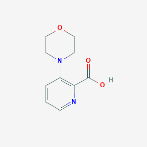 molecular formula C10H12N2O3 B3030034 3-Morpholinopicolinic acid CAS No. 857283-75-1