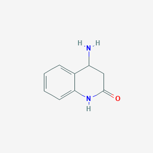 molecular formula C9H10N2O B3030050 4-Amino-3,4-dihydroquinolin-2(1H)-one CAS No. 858783-30-9