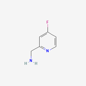 molecular formula C6H7FN2 B3030052 (4-Fluoropyridin-2-YL)methanamine CAS No. 859166-87-3