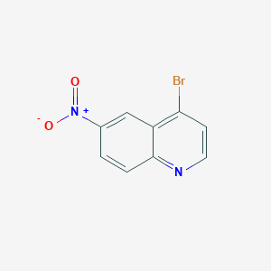 molecular formula C9H5BrN2O2 B3030058 4-Bromo-6-nitroquinoline CAS No. 860195-53-5