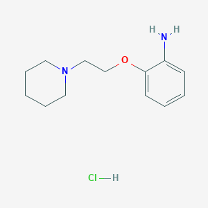 molecular formula C13H21ClN2O B3030062 2-(2-(Piperidin-1-yl)ethoxy)aniline hydrochloride CAS No. 860765-11-3