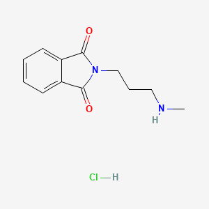molecular formula C12H15ClN2O2 B3030063 2-(3-(Methylamino)propyl)isoindoline-1,3-dione hydrochloride CAS No. 861018-76-0