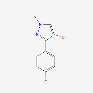4-Bromo-3-(4-fluorophenyl)-1-methyl-1H-pyrazole