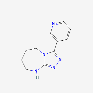 3-pyridin-3-yl-6,7,8,9-tetrahydro-5H-[1,2,4]triazolo[4,3-a][1,3]diazepine