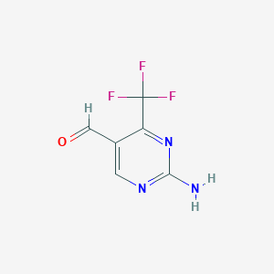 2-Amino-4-(trifluoromethyl)pyrimidine-5-carbaldehyde