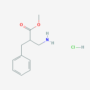 2-Aminomethyl-3-phenyl-propionic acid methyl ester hydrochloride