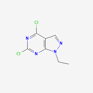 B3030090 4,6-Dichloro-1-ethyl-1H-pyrazolo[3,4-d]pyrimidine CAS No. 864292-48-8