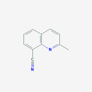 molecular formula C11H8N2 B3030093 2-Methylquinoline-8-carbonitrile CAS No. 864779-05-5