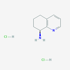 molecular formula C9H14Cl2N2 B3030098 (S)-5,6,7,8-四氢喹啉-8-胺二盐酸盐 CAS No. 865303-57-7