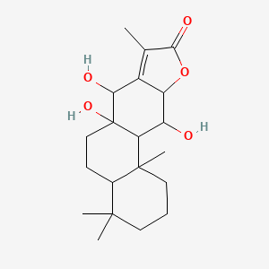 6a,7,11-Trihydroxy-4,4,8,11b-tetramethyl-1,2,3,4a,5,6,7,10a,11,11a-decahydronaphtho[2,1-f][1]benzofuran-9-one