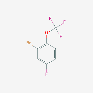 molecular formula C7H3BrF4O B3030106 2-Bromo-4-fluoro-1-(trifluoromethoxy)benzene CAS No. 866633-25-2