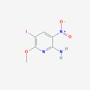 5-Iodo-6-methoxy-3-nitropyridin-2-amine