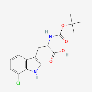 Boc-7-chloro-DL-tryptophan