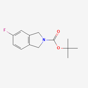 molecular formula C13H16FNO2 B3030142 Tert-butyl 5-fluoroisoindoline-2-carboxylate CAS No. 871013-94-4
