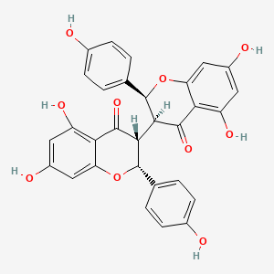 molecular formula C30H22O10 B3030143 Isoneochamaejasmin A CAS No. 871319-96-9