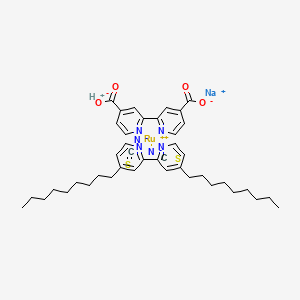 molecular formula C42H51N6NaO4RuS2 B3030146 CID 121235233 CAS No. 871466-65-8