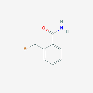 molecular formula C8H8BrNO B3030150 2-(Bromomethyl)benzamide CAS No. 872414-52-3