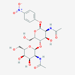 molecular formula C22H31N3O13 B3030153 GalNAc beta(1-4)GlcNAc-beta-pNP CAS No. 872578-72-8