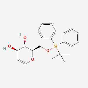 molecular formula C22H28O4Si B3030156 6-O-tert-Butyldiphenylsilyl-D-glucal CAS No. 87316-22-1