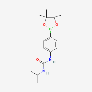 1-Isopropyl-3-(4-(4,4,5,5-tetramethyl-1,3,2-dioxaborolan-2-yl)phenyl)urea