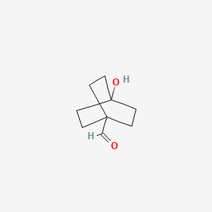 molecular formula C9H14O2 B3030198 4-Hydroxybicyclo[2.2.2]octane-1-carbaldehyde CAS No. 878792-30-4