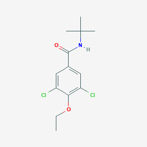 molecular formula C13H17Cl2NO2 B303020 N-(tert-butyl)-3,5-dichloro-4-ethoxybenzamide 