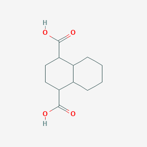 molecular formula C12H18O4 B3030204 Decahydro-1,4-naphthalenedicarboxylic Acid CAS No. 879360-14-2