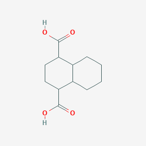 molecular formula C12H18O4 B3030204 十氢-1,4-萘二甲酸 CAS No. 879360-14-2