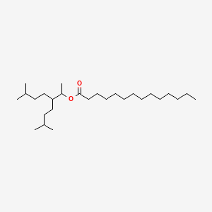 molecular formula C27H54O2 B3030217 3-异戊基-6-甲基-2-庚基肉豆蔻酸酯 CAS No. 88332-30-3