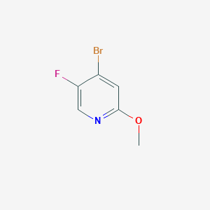 molecular formula C6H5BrFNO B3030226 4-Bromo-5-fluoro-2-methoxypyridine CAS No. 884495-00-5