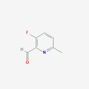 molecular formula C7H6FNO B3030232 3-Fluoro-6-methylpyridine-2-carbaldehyde CAS No. 884495-48-1