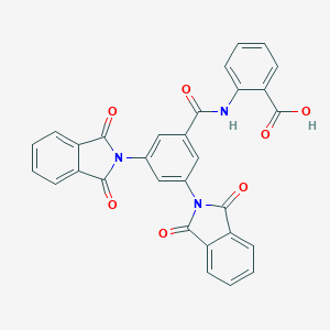 molecular formula C30H17N3O7 B303024 2-{[3,5-bis(1,3-dioxo-1,3-dihydro-2H-isoindol-2-yl)benzoyl]amino}benzoic acid 