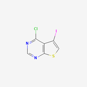 molecular formula C6H2ClIN2S B3030240 4-Chloro-5-iodothieno[2,3-d]pyrimidine CAS No. 885229-27-6