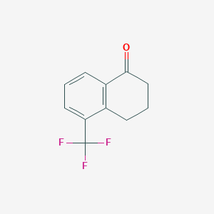 molecular formula C11H9F3O B3030242 5-(三氟甲基)-3,4-二氢萘-1(2H)-酮 CAS No. 885268-02-0